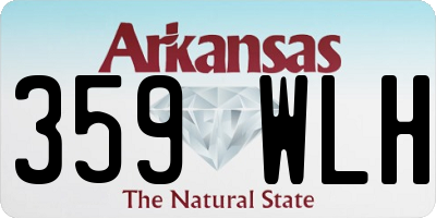 AR license plate 359WLH
