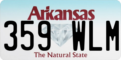 AR license plate 359WLM