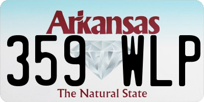 AR license plate 359WLP