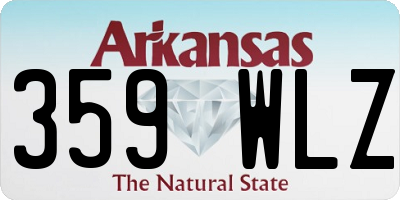 AR license plate 359WLZ