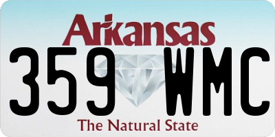 AR license plate 359WMC