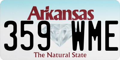 AR license plate 359WME