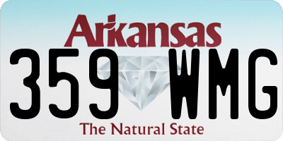 AR license plate 359WMG