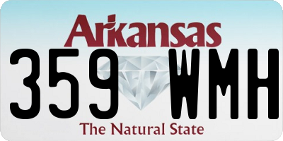 AR license plate 359WMH