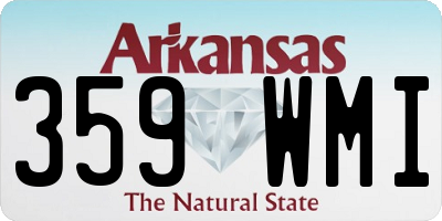 AR license plate 359WMI