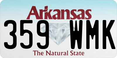 AR license plate 359WMK