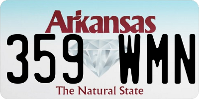 AR license plate 359WMN