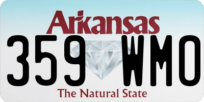 AR license plate 359WMO
