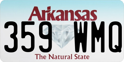 AR license plate 359WMQ