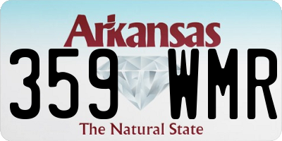 AR license plate 359WMR