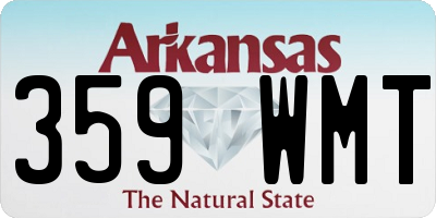 AR license plate 359WMT