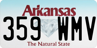 AR license plate 359WMV