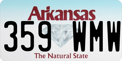 AR license plate 359WMW