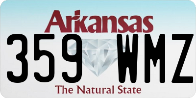AR license plate 359WMZ