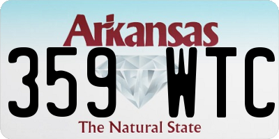 AR license plate 359WTC