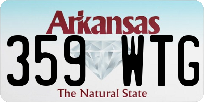 AR license plate 359WTG