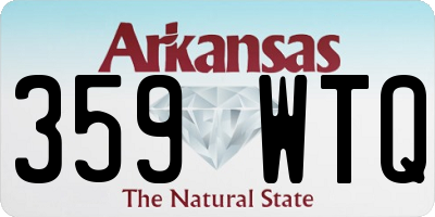 AR license plate 359WTQ