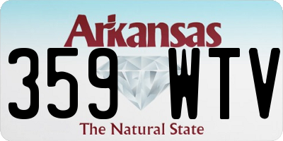 AR license plate 359WTV