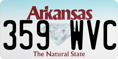 AR license plate 359WVC