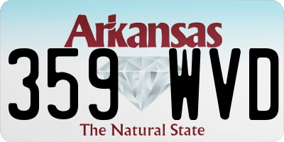 AR license plate 359WVD