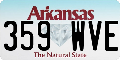 AR license plate 359WVE