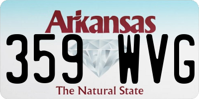 AR license plate 359WVG