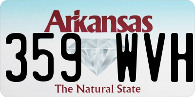 AR license plate 359WVH