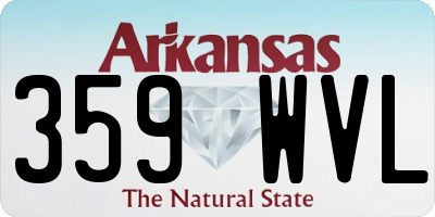 AR license plate 359WVL