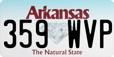 AR license plate 359WVP