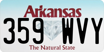 AR license plate 359WVY