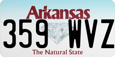 AR license plate 359WVZ