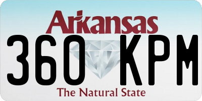 AR license plate 360KPM