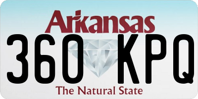 AR license plate 360KPQ