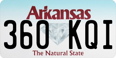 AR license plate 360KQI