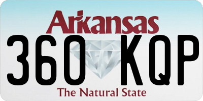 AR license plate 360KQP