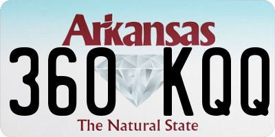 AR license plate 360KQQ