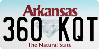 AR license plate 360KQT