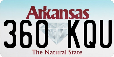 AR license plate 360KQU