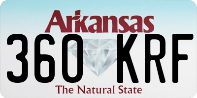 AR license plate 360KRF