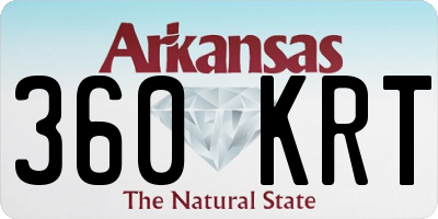 AR license plate 360KRT