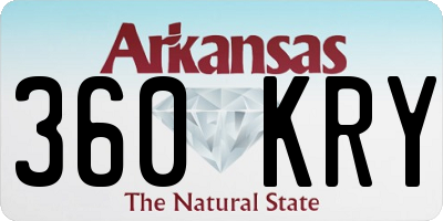 AR license plate 360KRY