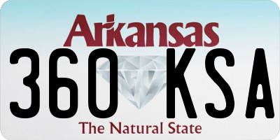 AR license plate 360KSA