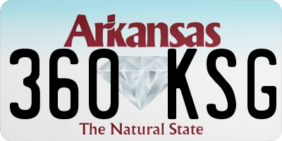 AR license plate 360KSG