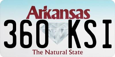 AR license plate 360KSI