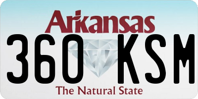 AR license plate 360KSM