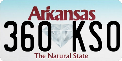 AR license plate 360KSO
