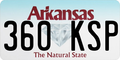 AR license plate 360KSP