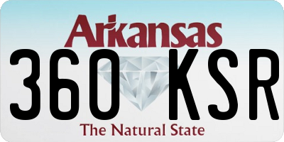 AR license plate 360KSR