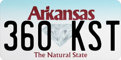 AR license plate 360KST