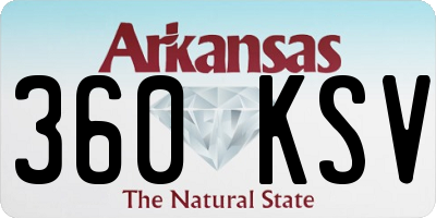 AR license plate 360KSV